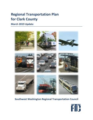 Metropolitan Transportation Plan for Clark County, 2019 Update (cover shot)